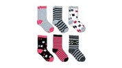 Lily &amp; Dan Childrens 6pk Socks