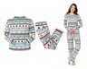 Merry Moments Ladies Holiday Pajama Set Fair Isle In Use