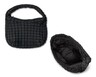 LIVE IN STYLE Quilted Carry All Tote Black View 2