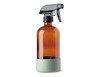 Joie Glass Spray Bottle Amber Green Sleeve