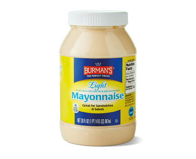 Burman's Whipped Dressing, Light or Olive Oil Mayonnaise | ALDI US