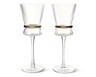 Crofton 2 Pack Ribbed Glassware Clear Wine Glasses