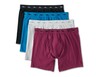 Crane Men&#039;s 4 Pack Boxers Dark Red/Blue/Black/Light Grey