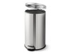 Easy Home 10.5 Gallon Stainless Steel Trash Can View 2