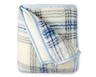 Huntington Home 60&quot; x 70&quot; Feathersoft Throw Blue Plaid