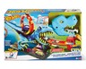 Hot Wheels Track Set City T-Rex Chomp Down View 1