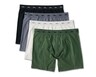 Crane Men&#039;s 4 Pack Boxers Green/Black/Dark Grey/Light Grey