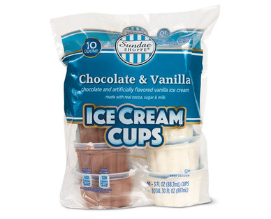 Download Sundae Shoppe Chocolate And Vanilla Ice Cream Cups Aldi Us