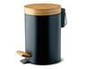 Huntington Home Bamboo Bath Accessories Black