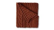 Huntington Home Cable Knit Throw