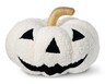 Huntington Home Halloween Sherpa Pillow White Jack-O-Lantern