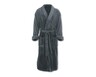 Royal Class Men&#039;s Micro Plush Bathrobe Gray