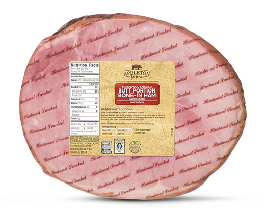 Appleton Farms Smoked Ham Butt Portion Aldi Us 3350
