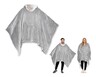 Men&#039;s or Ladies Wearable Blanket Grey In Use