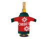 Merry Moments Ugly Sweater Wine Bottle Cover In Use View 1