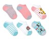 Lily &amp; Dan Childrens 6pk Socks Zebra