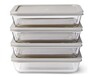 Crofton Glass Meal Prep Containers Gray