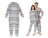 Merry Moments Ladies and Men&#039;s Adult Onesie Fair Isle In Use