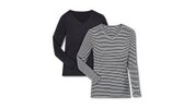 Serra Ladies 2 Pack Long Sleeve T-Shirt