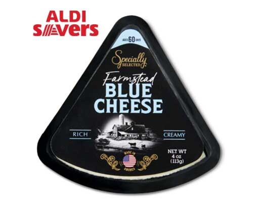 ALDI Savers Specially Selected Farmstead Blue Cheese Wedge