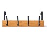 Huntington Home Contemporary Hooks Bamboo with Black