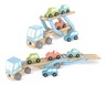 Bee Happy Wooden Infant Mini Playset Car Hauler