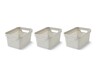 Ezy Storage Storage Basket 3pk Small Light Grey