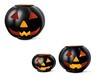 Huntington Home Metal Jack-O-Lantern Matte Black