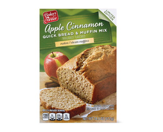 Baker&#039;s Corner Apple Cinnamon Quick Bread Mix