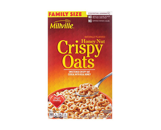 Milville Family Size Honey Nut Crispy Oats