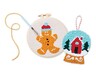 Smile! Punch Needle Kit Gingerbread Man/Snow Globe View 1