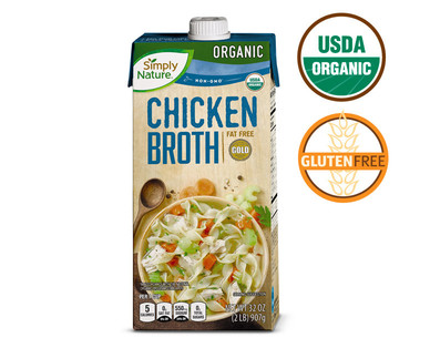 Simply Nature Organic Chicken Broth | ALDI US