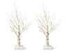 Merry Moments Indoor LED Birch Trees 2-Pack of 18&quot;