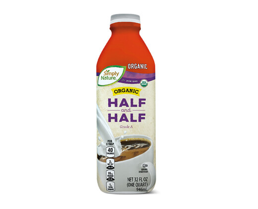 Simply Nature Organic Half & Half | ALDI US