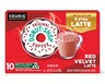 Keurig Coffee K-Cups Donut Shop Red Velvet Latte