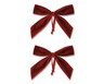 Merry Moments 2pk Bows Red Velvet