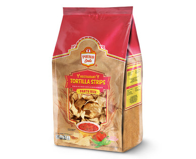 Pueblo Lindo Party Size Tortilla Strips | ALDI US