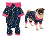 Heart to Tail Holiday Pet Pajamas Pink Lights In Use