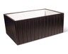 Huntington Home Lined Bamboo Bin Black