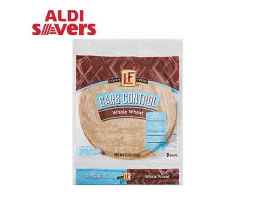 ALDI Savers L&#039;oven Fresh Whole Wheat Low Carb Tortillas