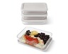 Crofton Glass Meal Prep Containers Gray In Use