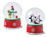 Merry Moments Snow Globe Snowman and Penguin