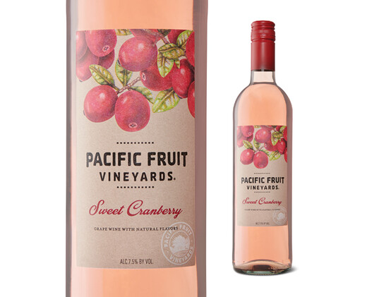 Pacific Fruit Vineyards Sweet Cranberry Wine