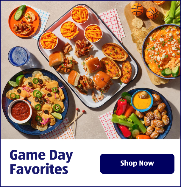 Game Day Favorites. Shop Now.