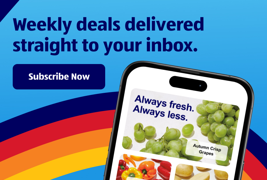 Weekly deals delivered straight to your inbox. Subscribe Now.