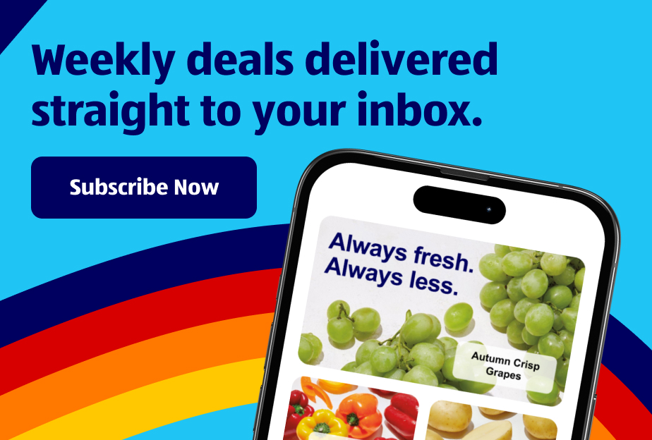 Weekly deals delivered straight to your inbox. Subscribe Now.