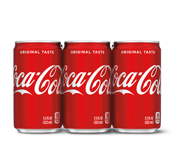 Coca-Cola Mini Can Variety Pack, 7.5 Fl Oz, Pack Of 30 (10 Each: Coke  Classic, D 