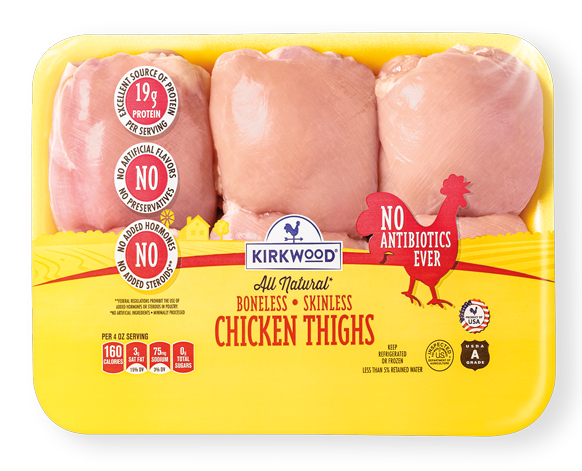 Fresh Boneless Skinless Chicken Thighs Kirkwood Aldi Us