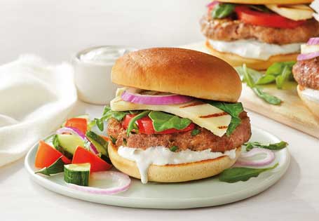 Mediterranean Turkey Burger