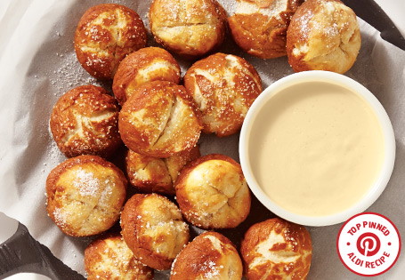 ALDI US - Bavarian Pretzel Nibblers with Beer Cheese Sauce